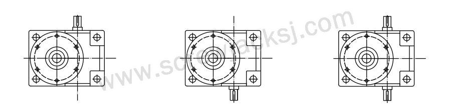 Screw Jack Worm Shaft Input Types