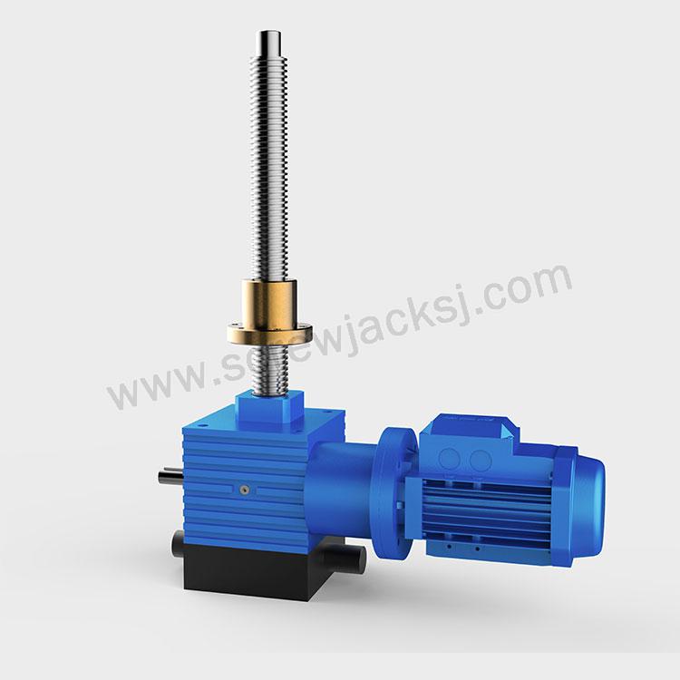 motorized worm gear screw jack